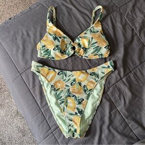 Abercrombie - lemon print bikini